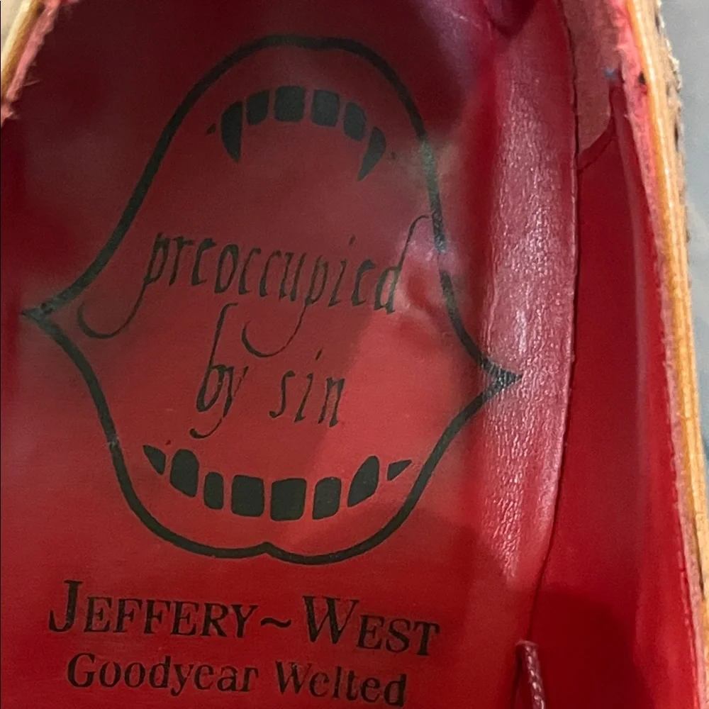 Jeffery West Dexter Harbour Leather Lace Up Shoe in Mahogany size‎ 9 Preppy